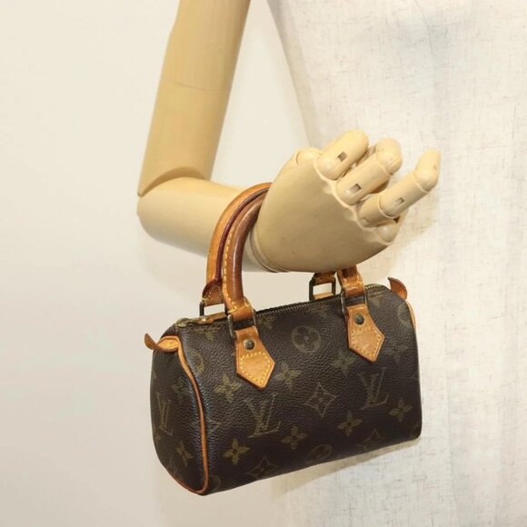 LOUIS VUITTON Monogram Mini Speedy Hand Bag M41534 LV Auth 142017 - Picture 1 of 16